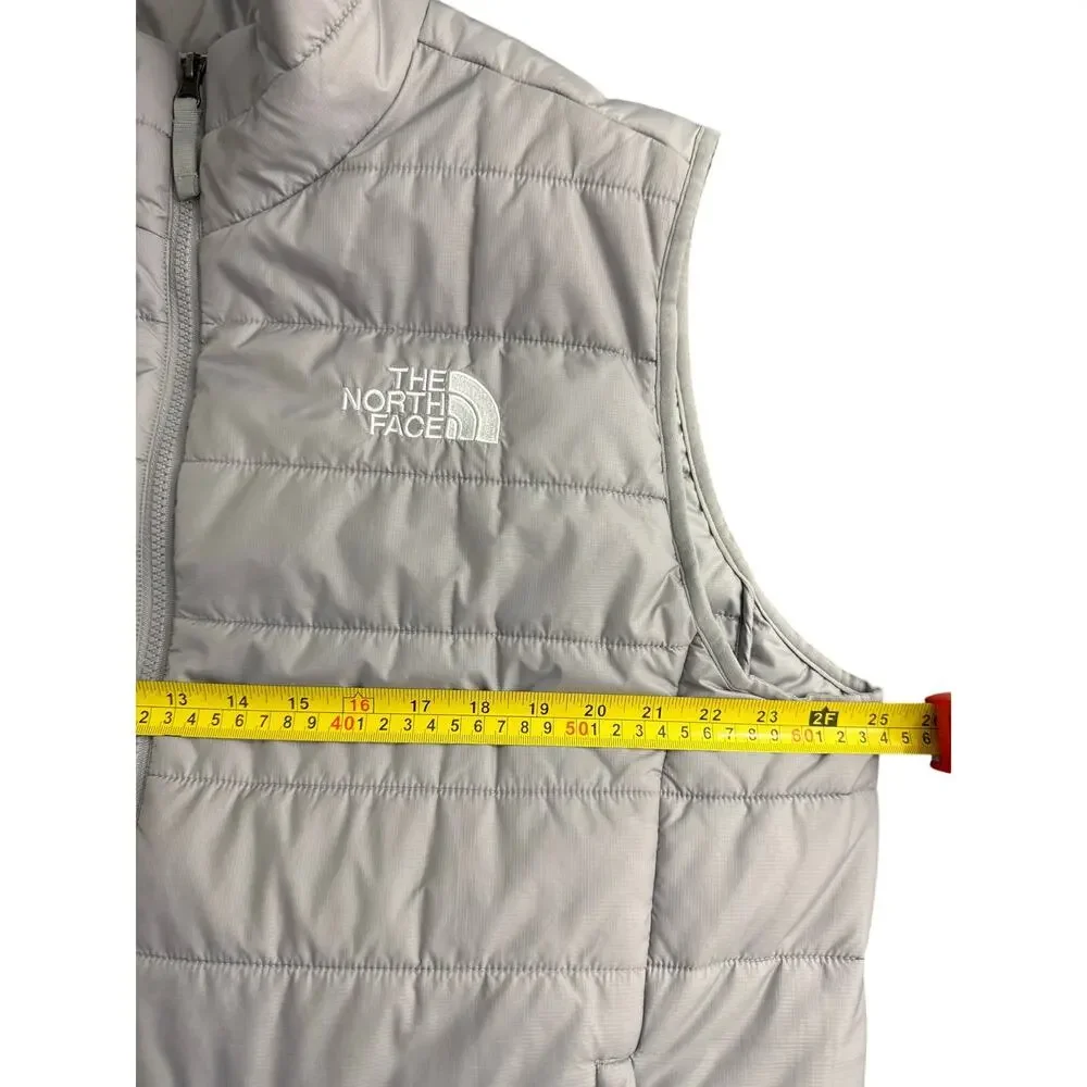 The North Face Flare Quilted Full Zip Vest Gray XL NF0A7UX2 Men Insulated